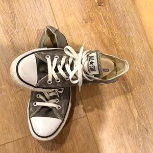 LIKE NEW! Grey Converse All Star Chuck Taylor